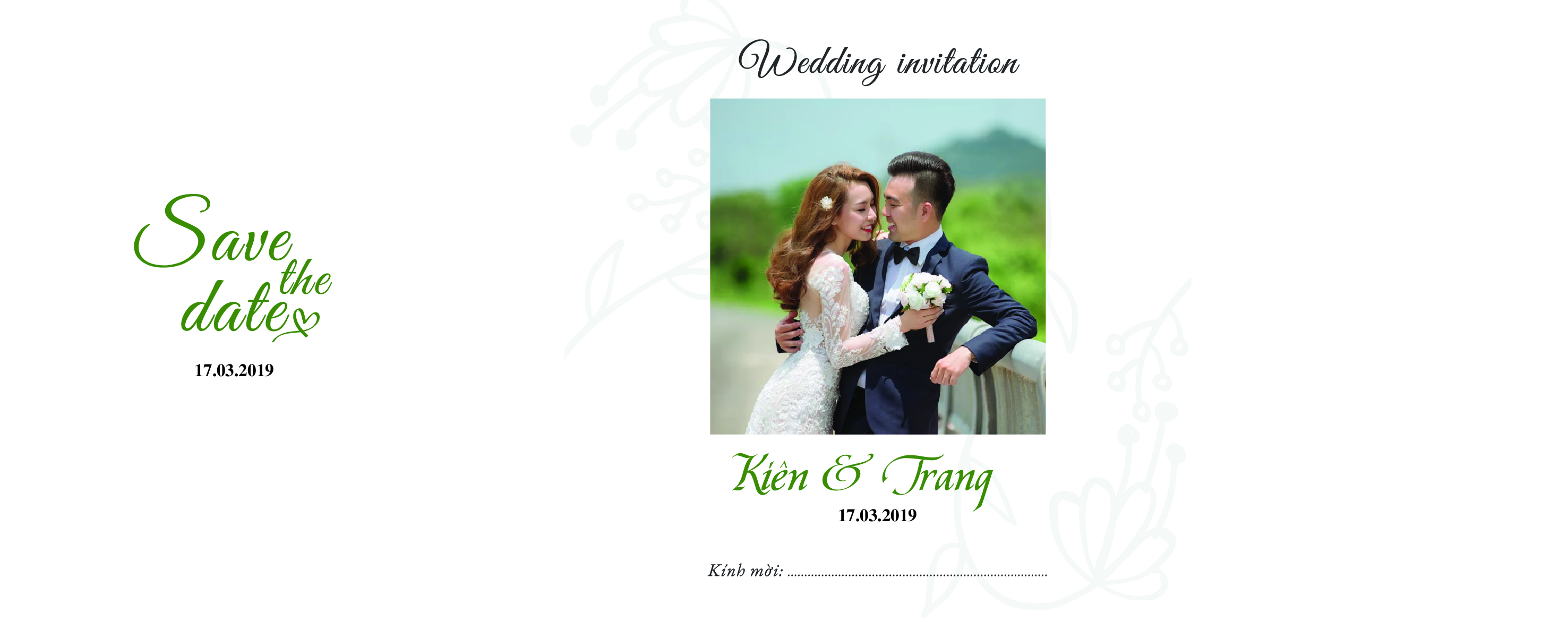 Thiệp trẻ trung gập ba 150 X 375 H_3d